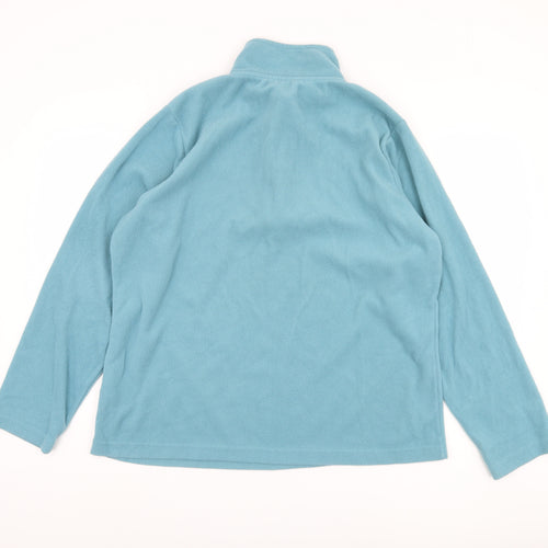 Ridge & Co. Unisex Blue Fleece Pullover Sweatshirt, Size 18