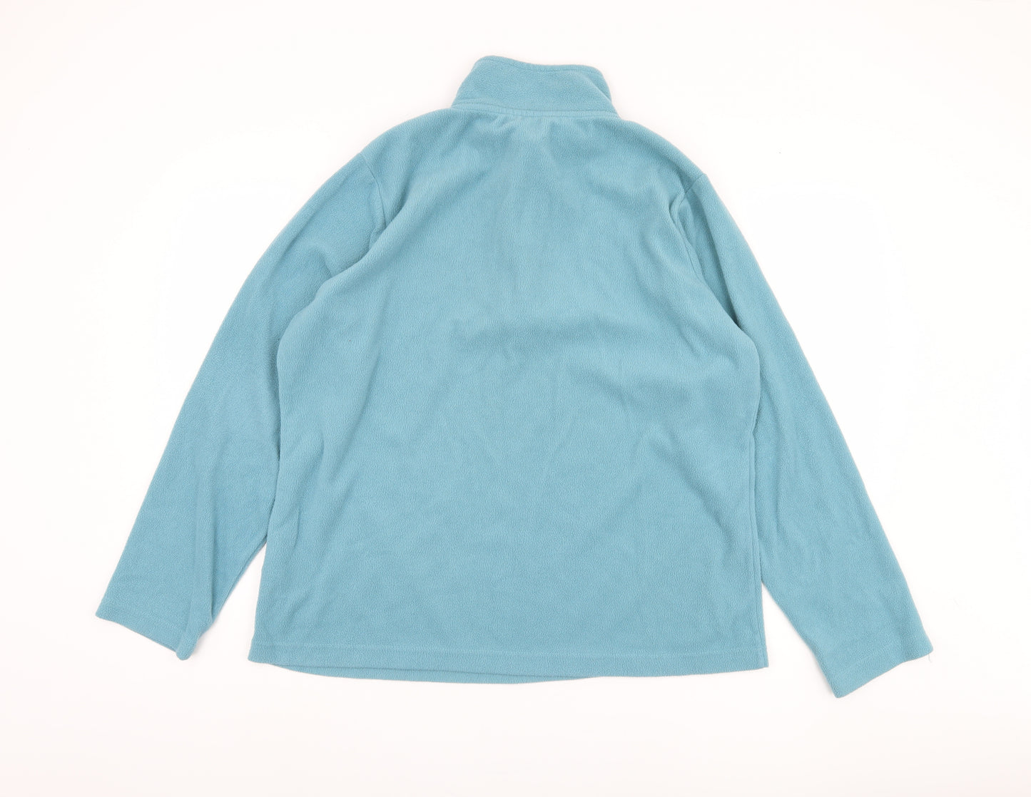 Ridge & Co. Unisex Blue Fleece Pullover Sweatshirt, Size 18