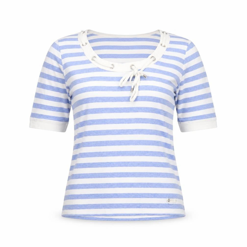 Marks and Spencer Women’s Blue Striped Ringer T-Shirt