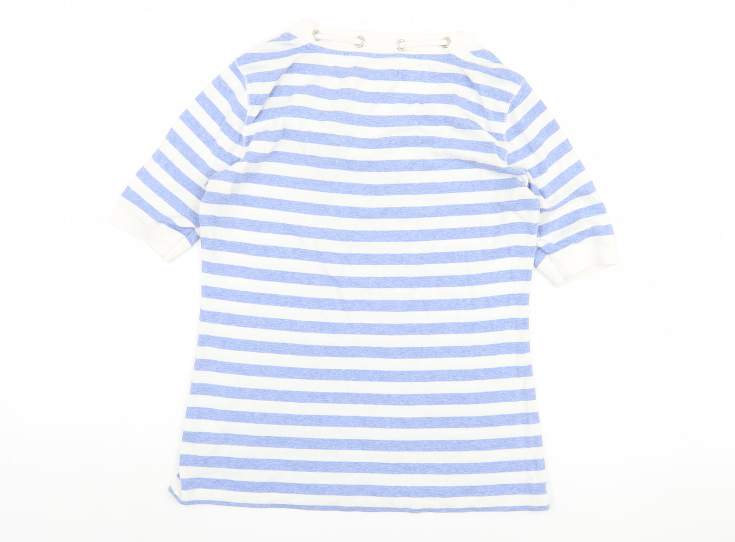 Marks and Spencer Women’s Blue Striped Ringer T-Shirt