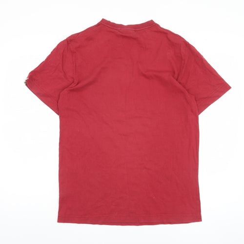 Brakeburn Men's Red Short Sleeve Crew Neck T-Shirt L