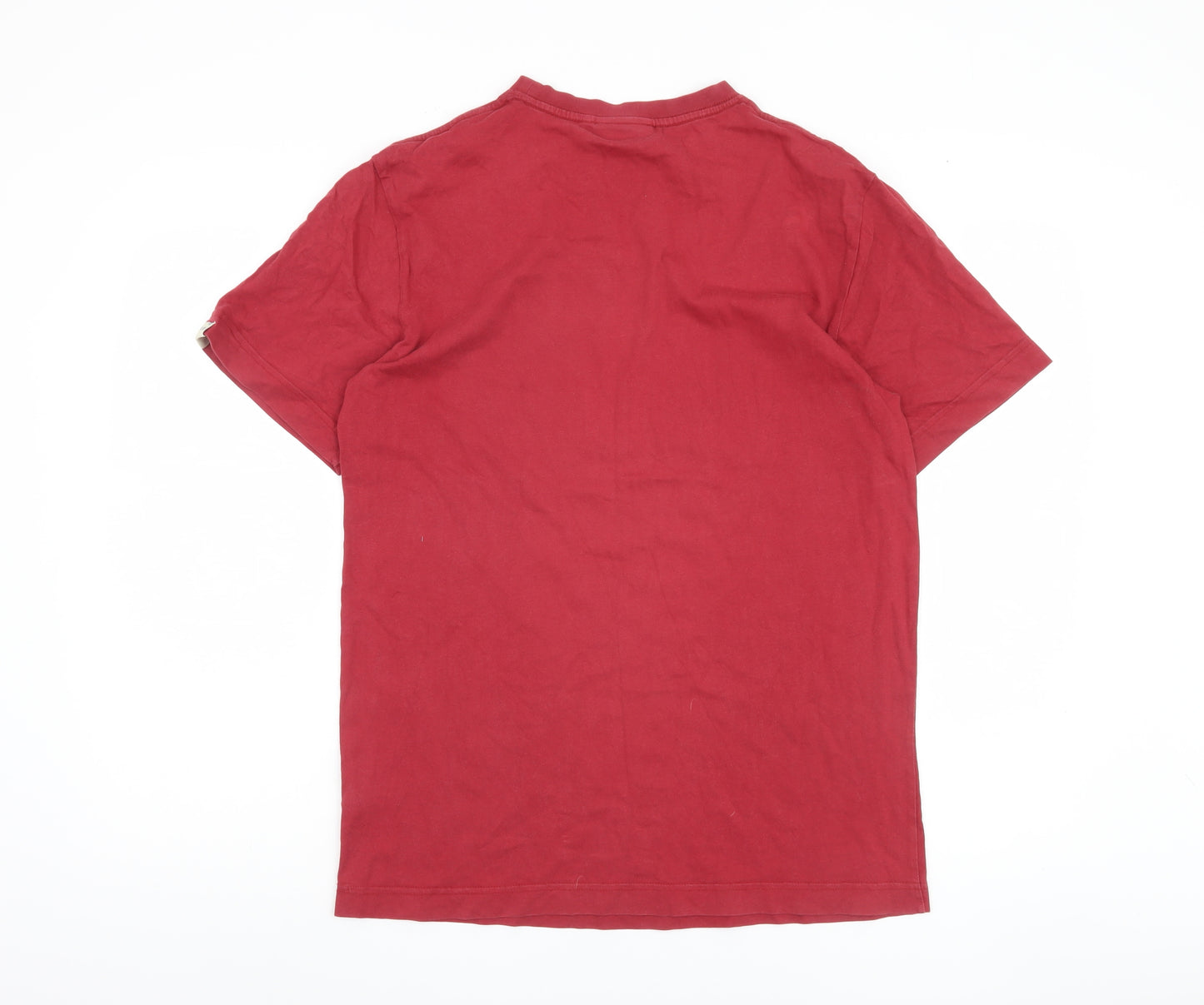 Brakeburn Men's Red Short Sleeve Crew Neck T-Shirt L