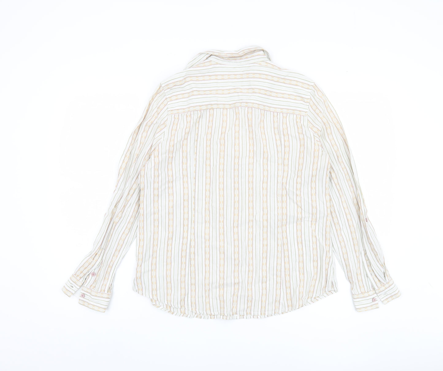 Marks and Spencer Women's Striped Button-Up Shirt