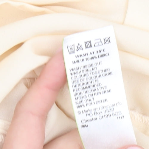 Marks and Spencer Women's Ivory 3/4 Sleeve Beaded Top