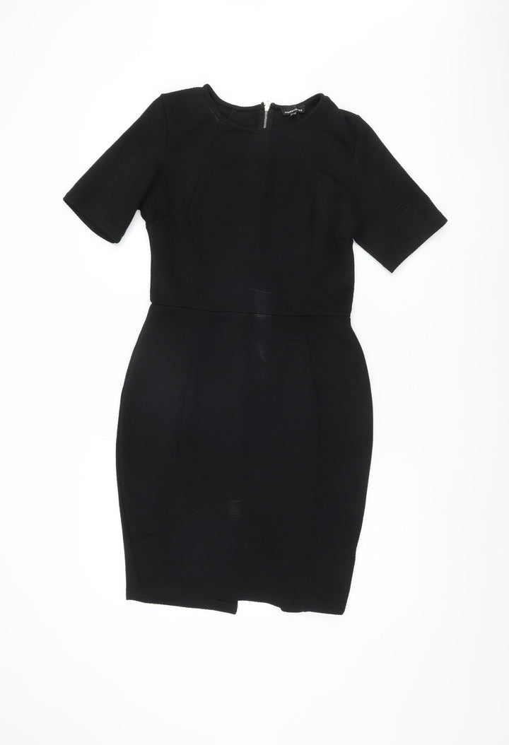 Warehouse Women’s Black Sheath Dress Size 12