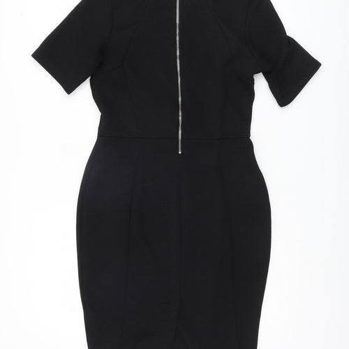 Warehouse Women’s Black Sheath Dress Size 12
