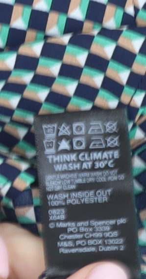 Marks and Spencer Women's Geometric V-Neck Top