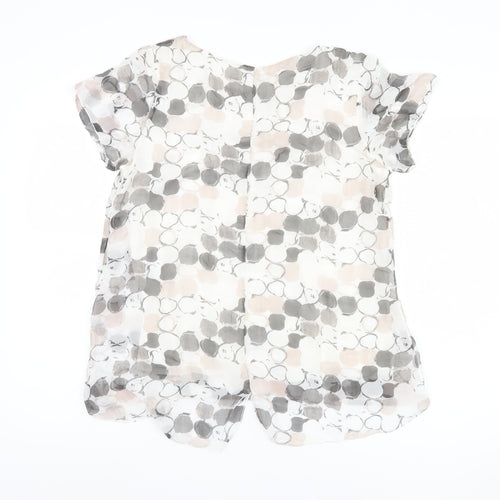 GIUSY Women's Multicoloured Geometric Blouse