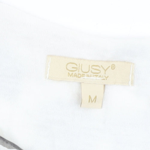 GIUSY Women's Multicoloured Geometric Blouse