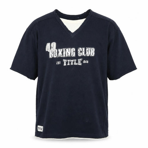 TITLE Men's Black Cotton Sports Graphic T-Shirt M
