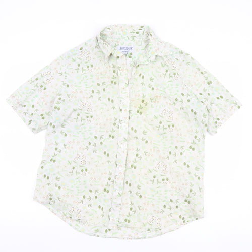 James Meade Women's Multicoloured Floral Button-Up Shirt
