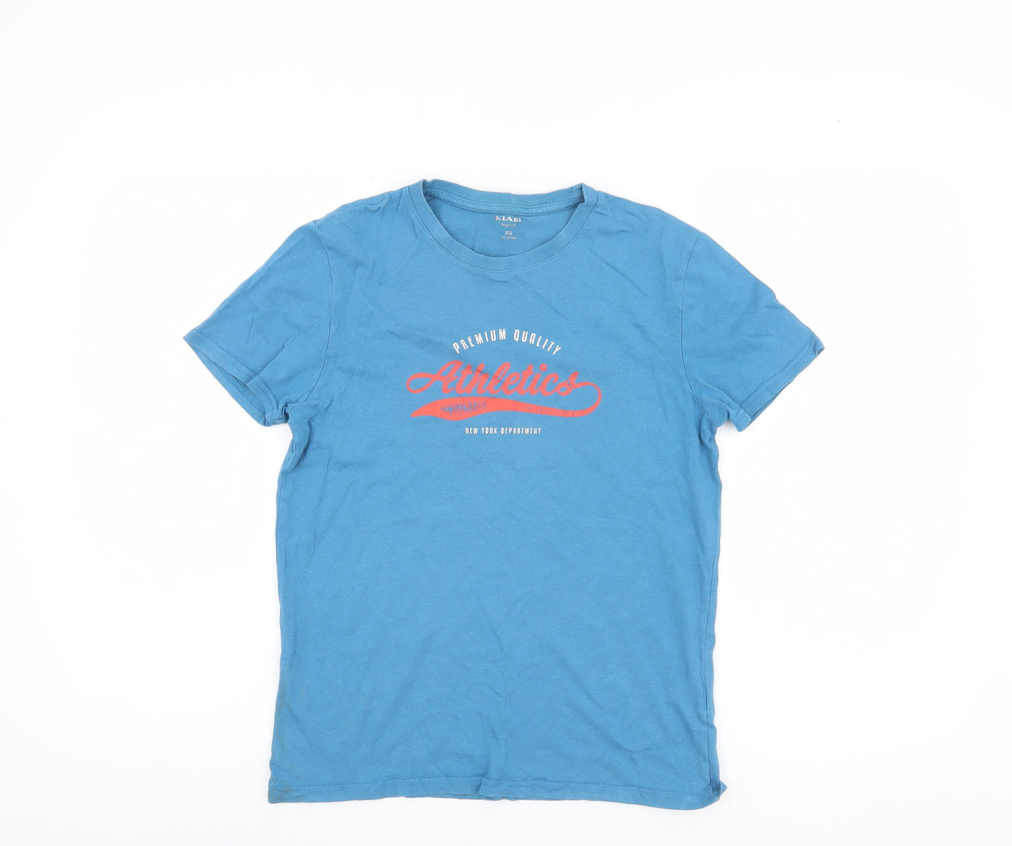 Kiabi Boys Blue XS Graphic T-Shirt, Regular Fit, Casual Style