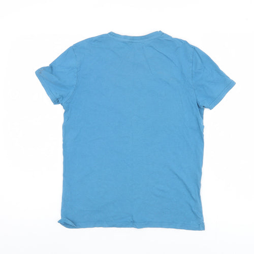 Kiabi Boys Blue XS Graphic T-Shirt, Regular Fit, Casual Style