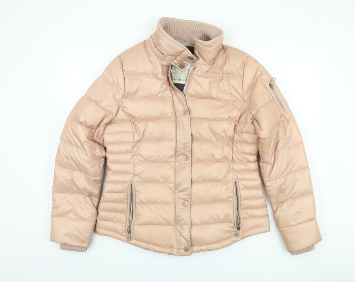 Esprit Women's Beige Puffer Jacket, Size 14, Winter Ready
