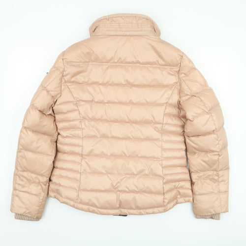Esprit Women's Beige Puffer Jacket, Size 14, Winter Ready