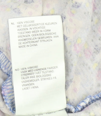 White Stuff Women's Multicoloured Floral Top, UK 8, Sleeveless