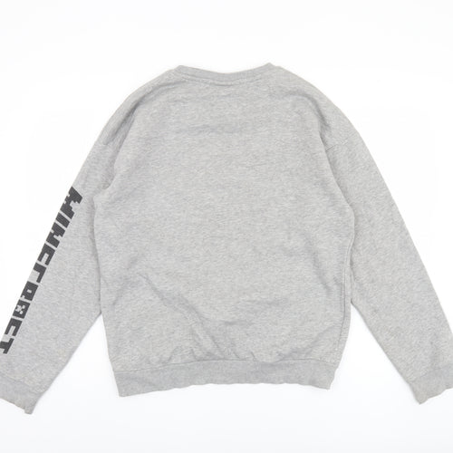 Mojang Boys Grey Pullover Sweatshirt - Size 12