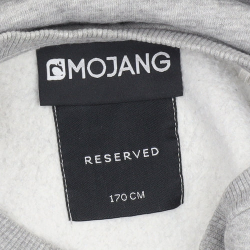 Mojang Boys Grey Pullover Sweatshirt - Size 12