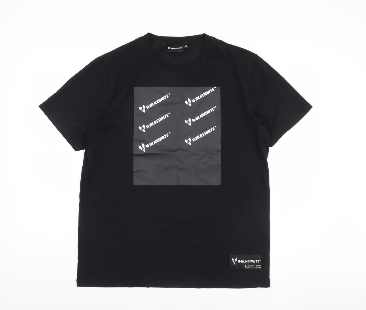 Wolkernite Men's Black XL Graphic Print T-Shirt