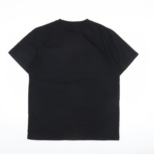 Wolkernite Men's Black XL Graphic Print T-Shirt