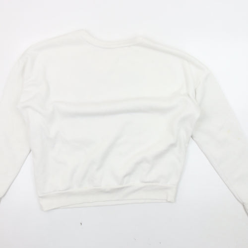 Disney Unisex White Pullover Sweatshirt L