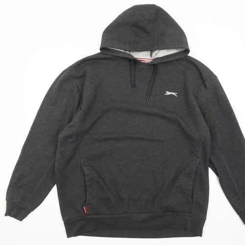 Slazenger Men's Grey 2XL Pullover Hoodie
