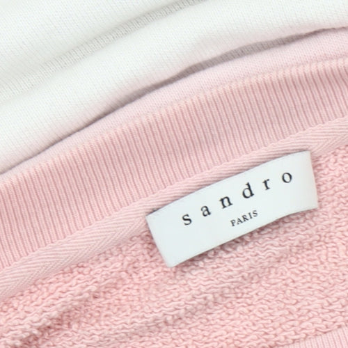 Sandro Women's Multicoloured Pullover Sweatshirt Size 4