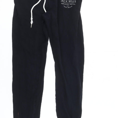 Jack Wills Women’s Black Jogger Trousers, Size 10