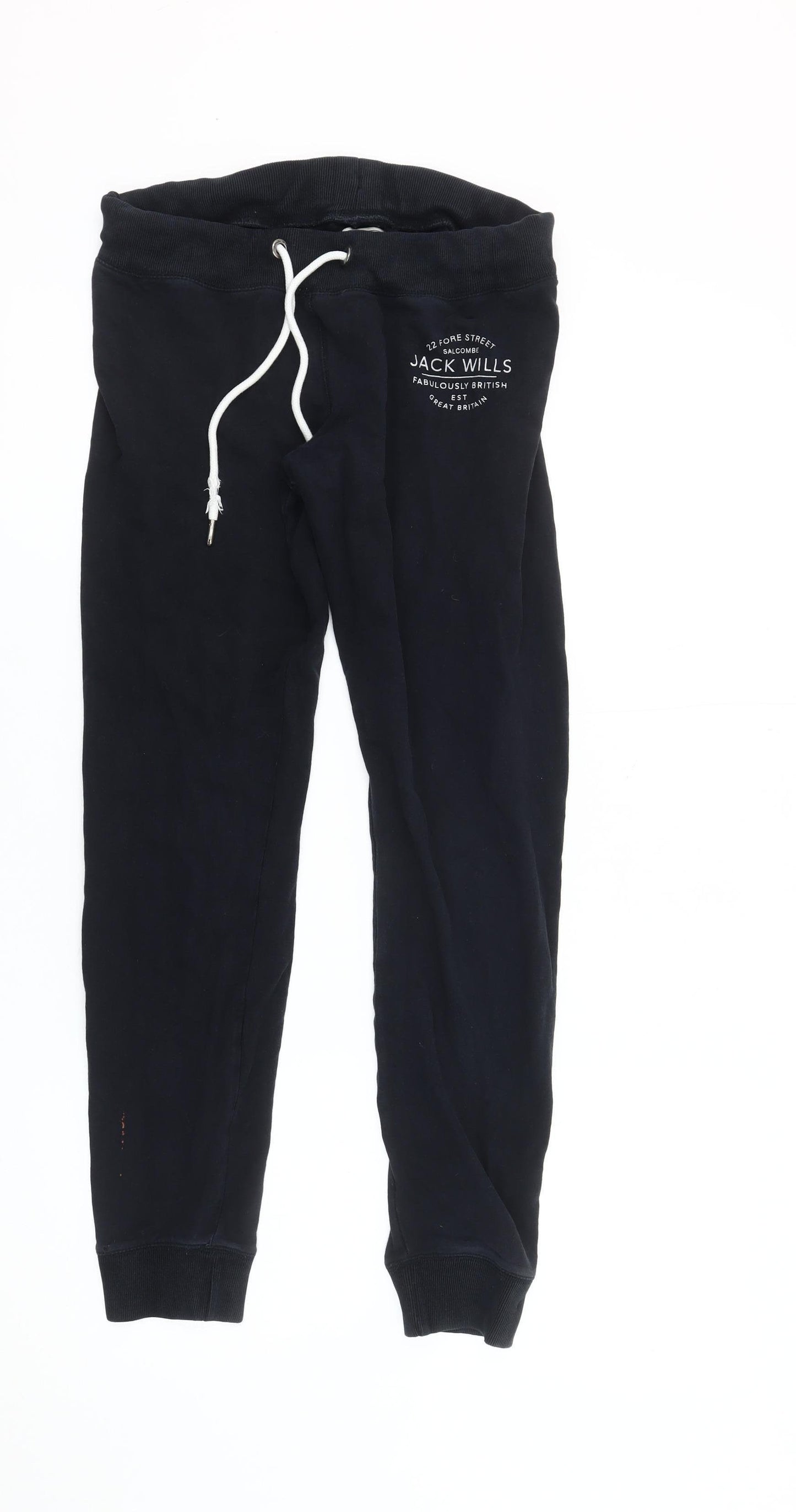 Jack Wills Women’s Black Jogger Trousers, Size 10