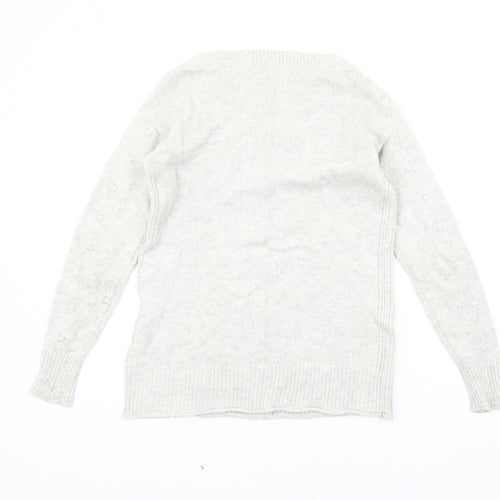 White Stuff Women's Grey Pullover Jumper Size 8