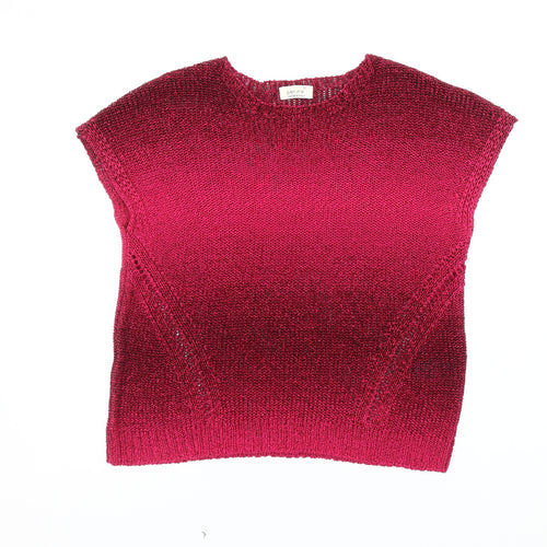 Marks and Spencer Women's Red Pullover Jumper Size 14