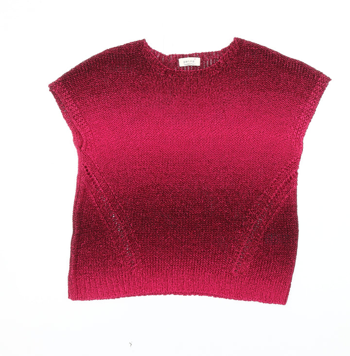 Marks and Spencer Women's Red Pullover Jumper Size 14