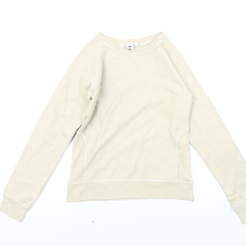 Beige Women's Pullover Sweatshirt, Size 12, Casual Comfort