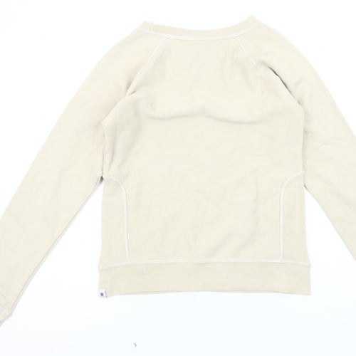 Beige Women's Pullover Sweatshirt, Size 12, Casual Comfort