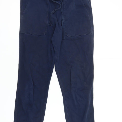 White Stuff Women's Blue Jogger Trousers Size 8
