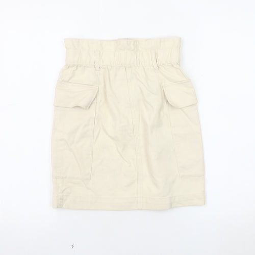 H&M Women’s Beige Cargo Skirt Size 6