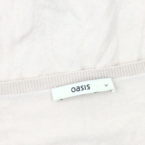 Oasis Women's Multicoloured Floral Pullover Knit Jumper M