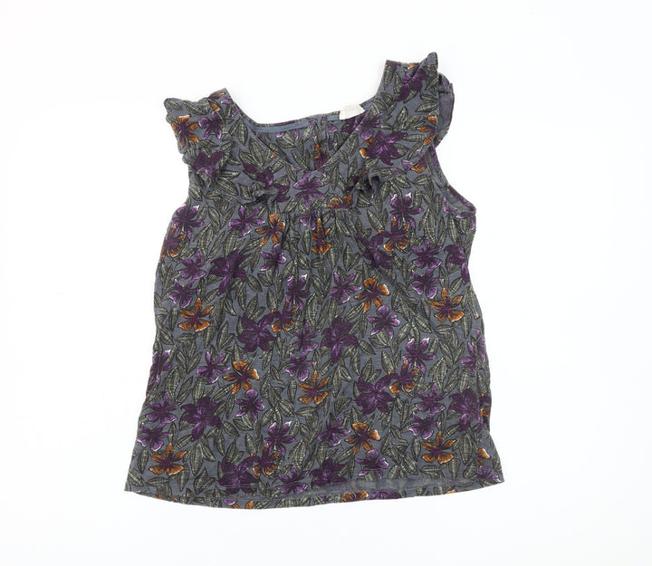 Fat Face Women's Multicoloured Floral Blouse Size 10