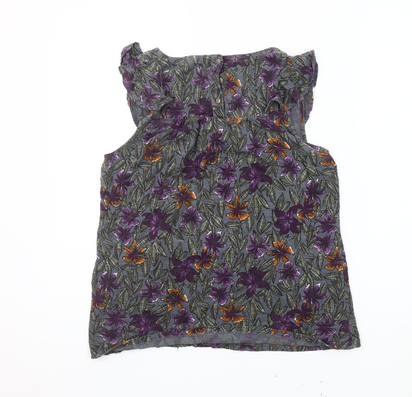 Fat Face Women's Multicoloured Floral Blouse Size 10