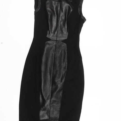 Karen Millen Women's Black Sleeveless Pencil Dress