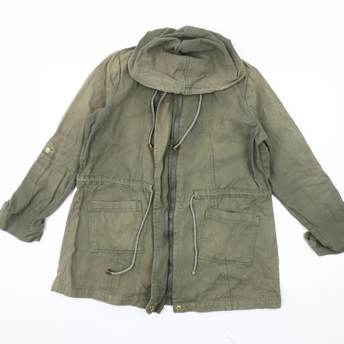Bonmarché Women’s Green Parka Jacket Size 14