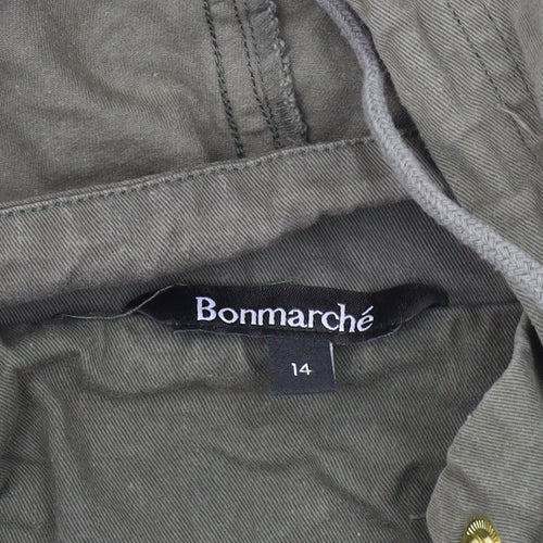 Bonmarché Women’s Green Parka Jacket Size 14