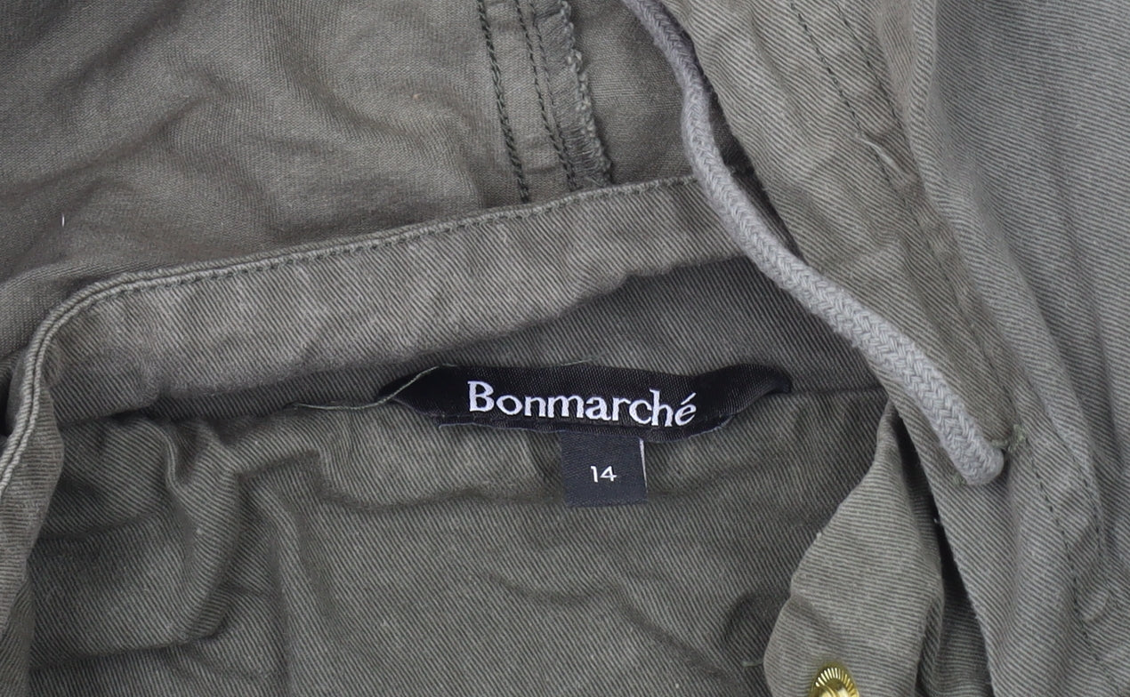 Bonmarché Women’s Green Parka Jacket Size 14
