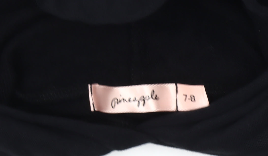 Pineapple Girls Black Logo Hoodie 7-8 Years