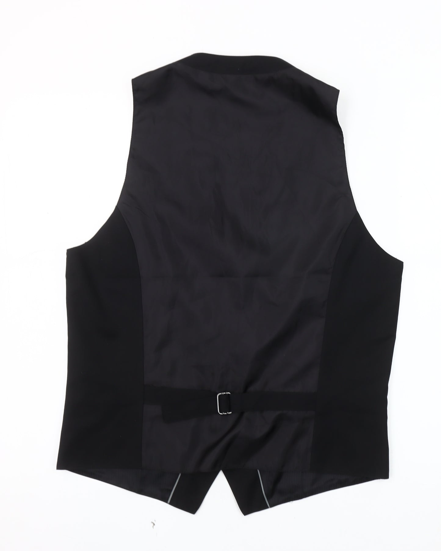 H&M Men's Black Suit Waistcoat Size 40R Formal