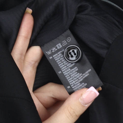 H&M Men's Black Suit Waistcoat Size 40R Formal