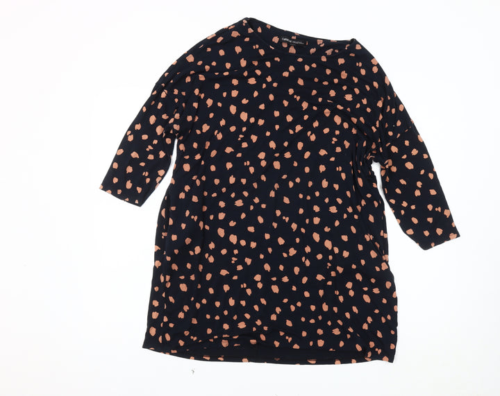 Capsule Women's Multicoloured Animal Print Shift Dress Size 12-14