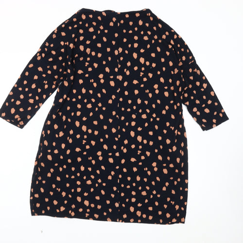 Capsule Women's Multicoloured Animal Print Shift Dress Size 12-14