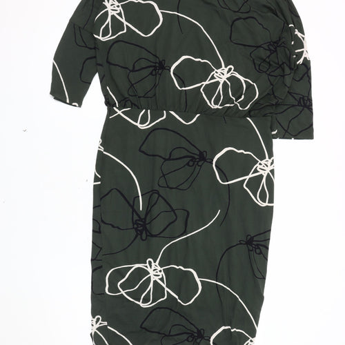Phase Eight Women's 10 Green Sheath Dress