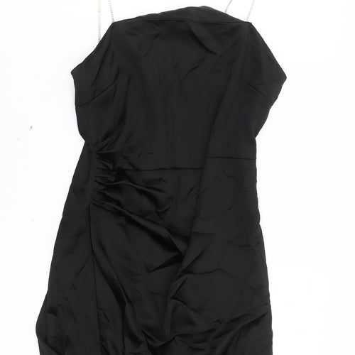 Zara Women’s Black Slip Dress Size 12 Party Wear